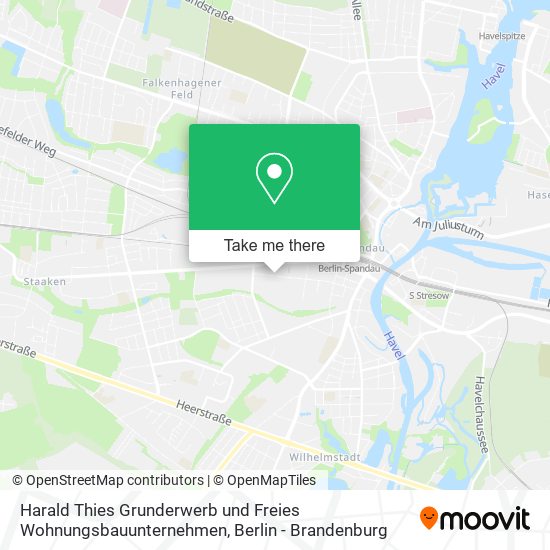 Harald Thies Grunderwerb und Freies Wohnungsbauunternehmen map