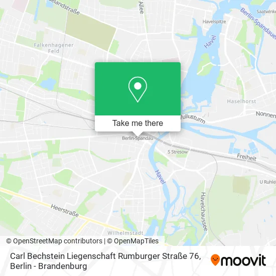 Карта Carl Bechstein Liegenschaft Rumburger Straße 76