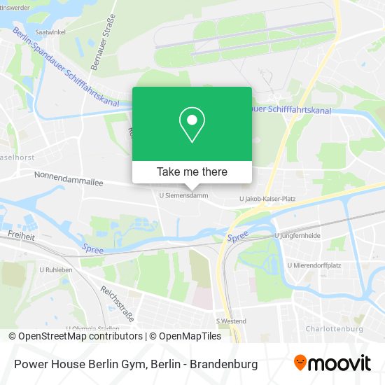 Карта Power House Berlin Gym