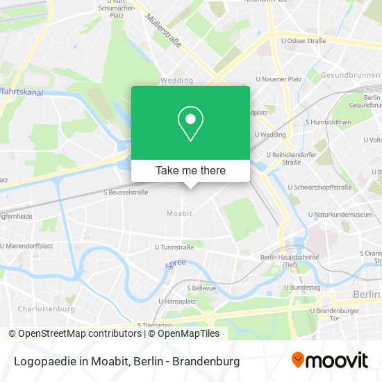 Logopaedie in Moabit map