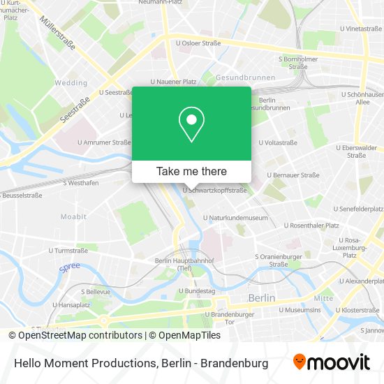 Hello Moment Productions map