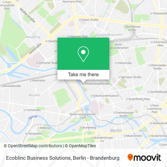 Ecoblinc Business Solutions map