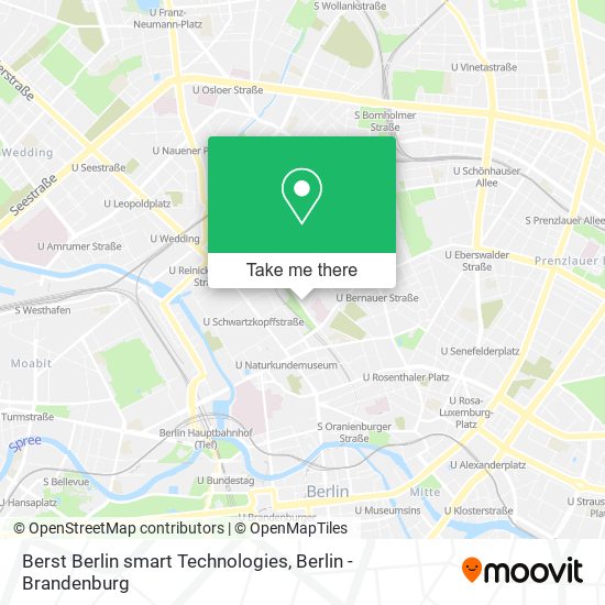 Карта Berst Berlin smart Technologies