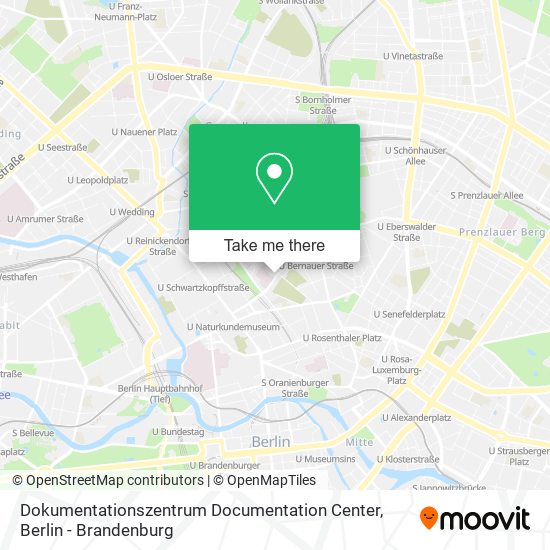 Dokumentationszentrum Documentation Center map