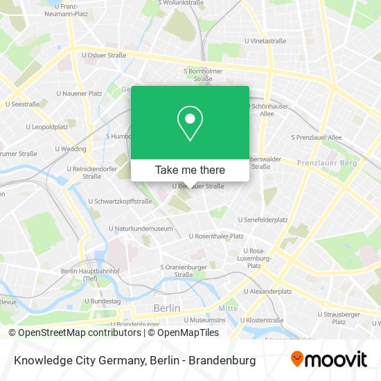 Knowledge City Germany map