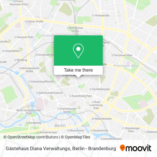 Gästehaus Diana Verwaltungs map