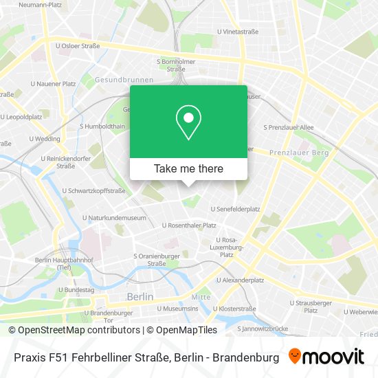 Praxis F51 Fehrbelliner Straße map