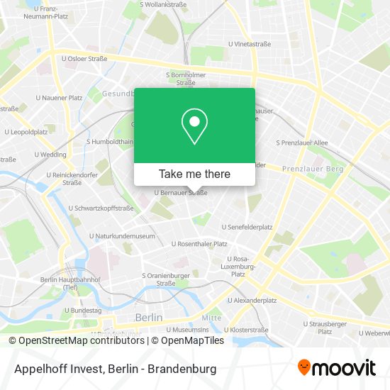 Appelhoff Invest map