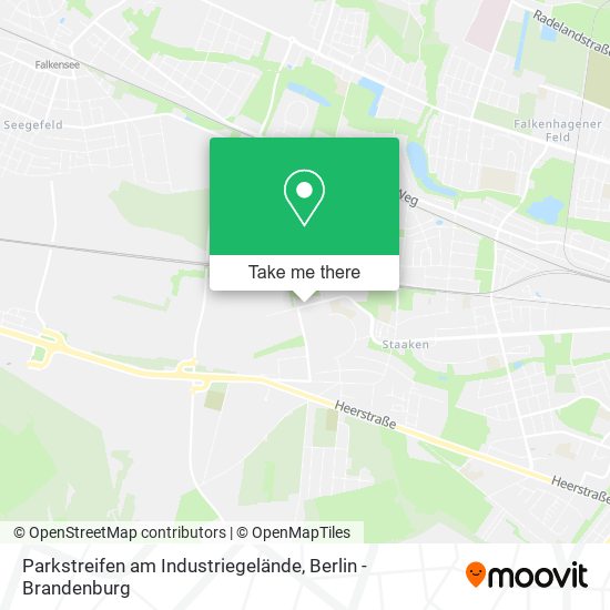 Parkstreifen am Industriegelände map