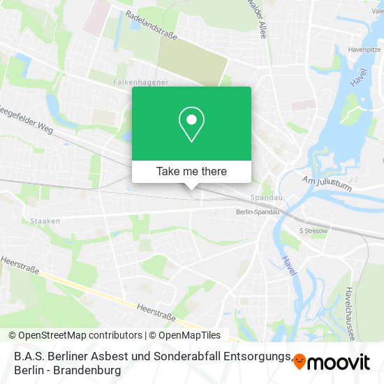 Карта B.A.S. Berliner Asbest und Sonderabfall Entsorgungs