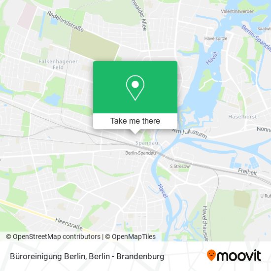 Büroreinigung Berlin map