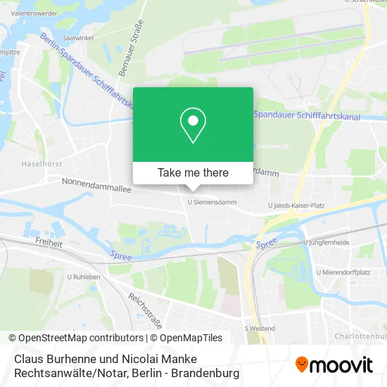 Карта Claus Burhenne und Nicolai Manke Rechtsanwälte / Notar