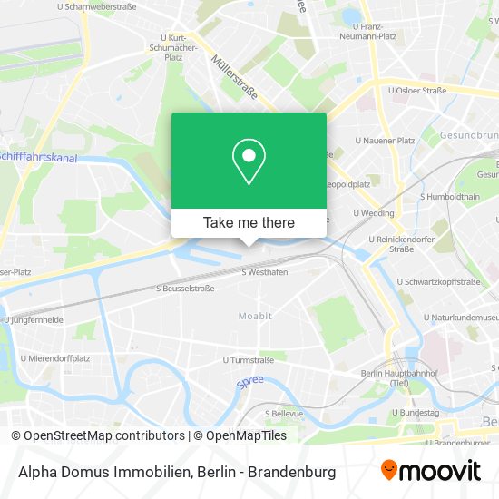 Alpha Domus Immobilien map