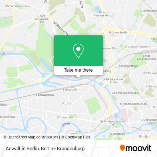Anwalt in Berlin map
