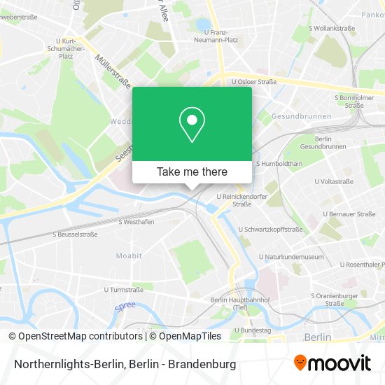 Карта Northernlights-Berlin