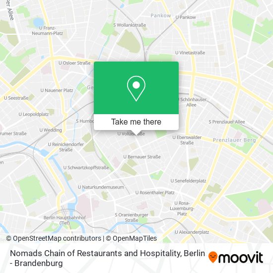 Nomads Chain of Restaurants and Hospitality map