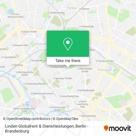 Linden Globalrent & Dienstleistungen map