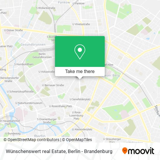 Wünschenswert real Estate map