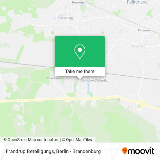 Frandrup Beteiligungs map