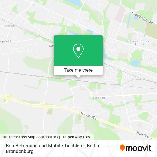 Карта Bau-Betreuung und Mobile Tischlerei