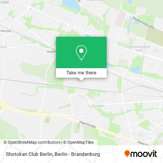 Карта Shotokan Club Berlin