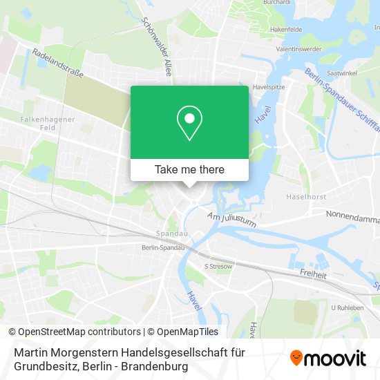 Martin Morgenstern Handelsgesellschaft für Grundbesitz map