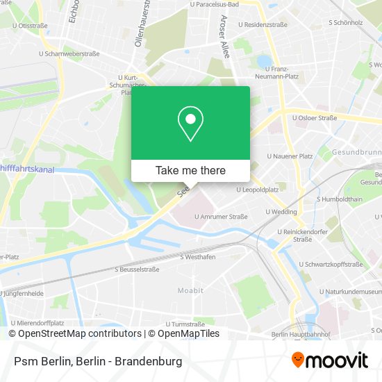 Psm Berlin map