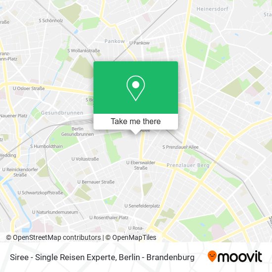 Siree - Single Reisen Experte map