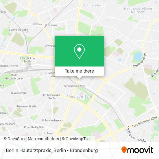Berlin Hautarztpraxis map