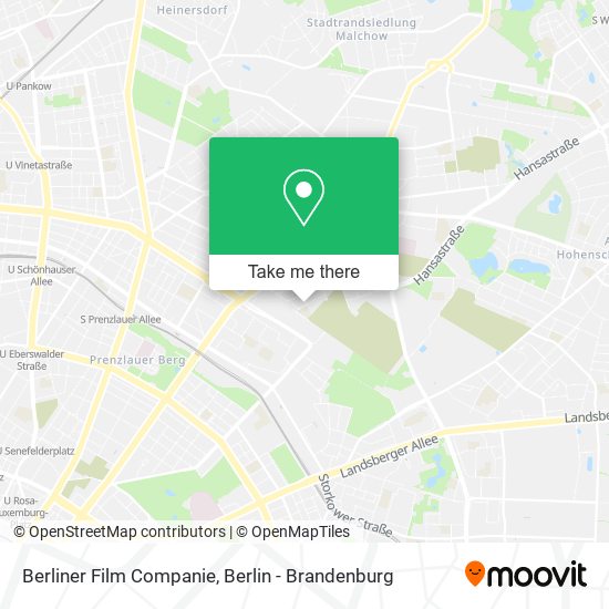 Berliner Film Companie map
