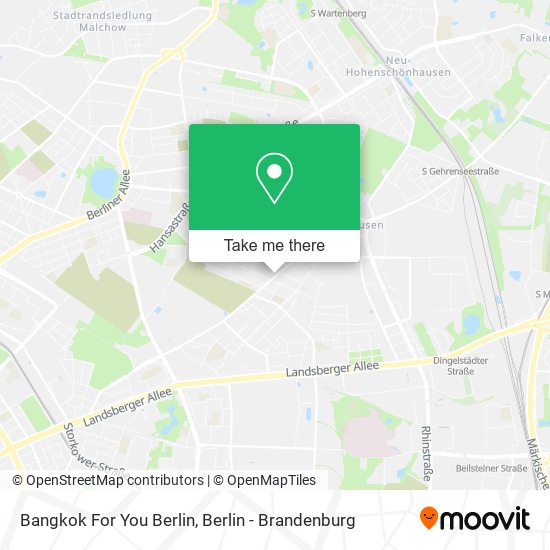 Карта Bangkok For You Berlin