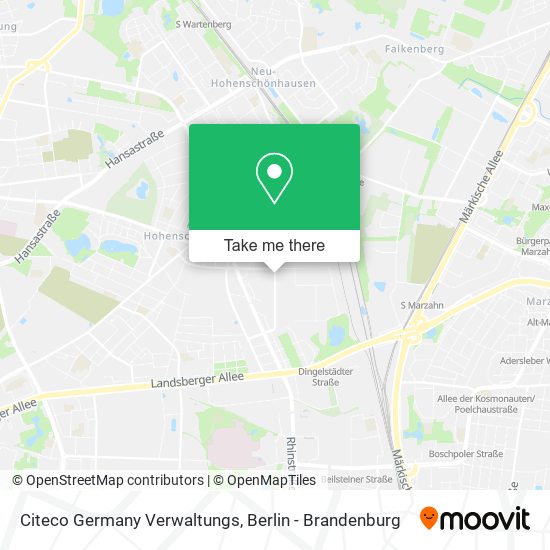 Citeco Germany Verwaltungs map