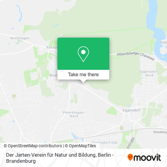 Карта Der Jarten-Verein für Natur und Bildung