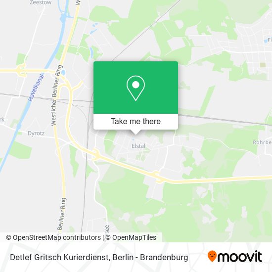 Detlef Gritsch Kurierdienst map