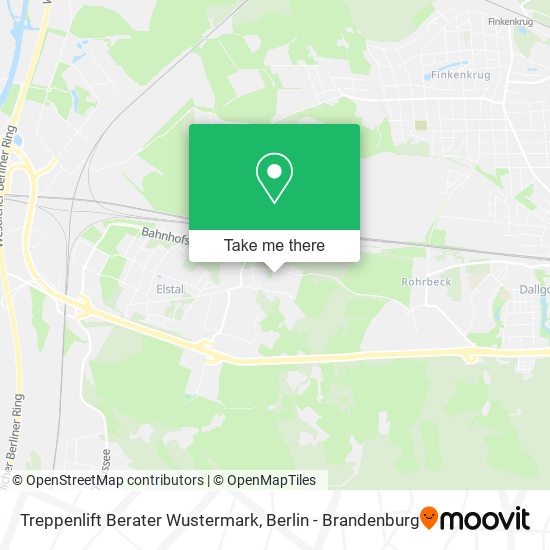 Treppenlift Berater Wustermark map