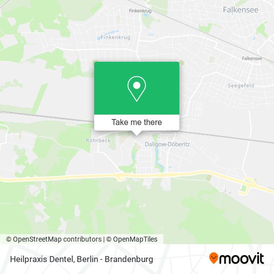 Heilpraxis Dentel map