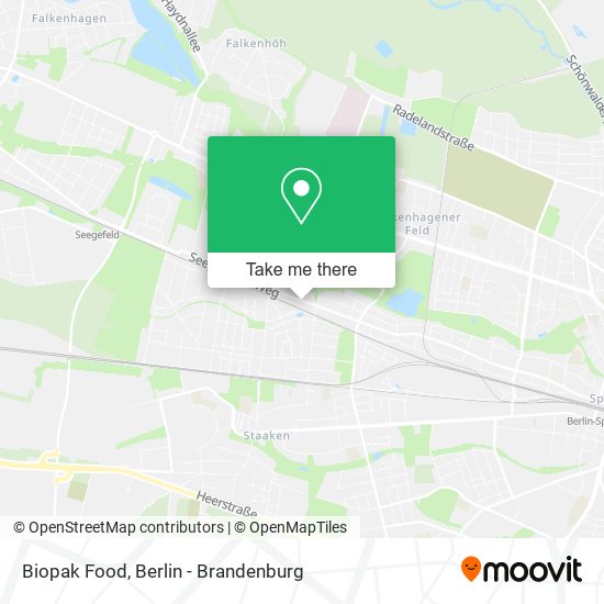 Biopak Food map