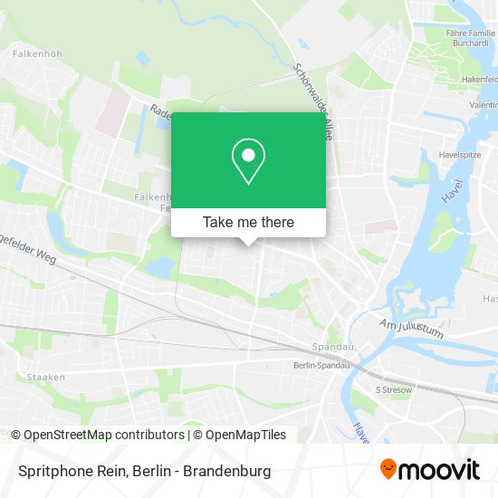Spritphone Rein map
