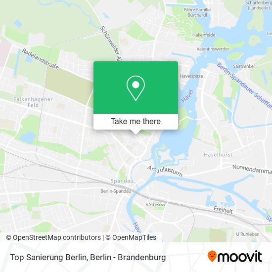 Карта Top Sanierung Berlin