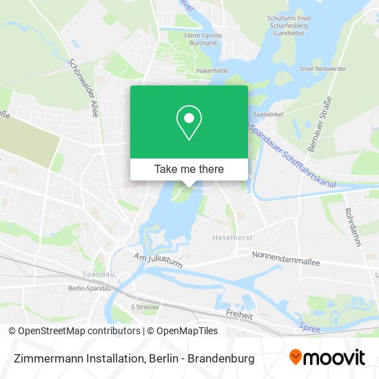 Zimmermann Installation map