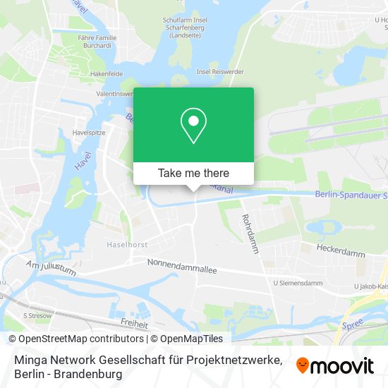 Minga Network Gesellschaft für Projektnetzwerke map