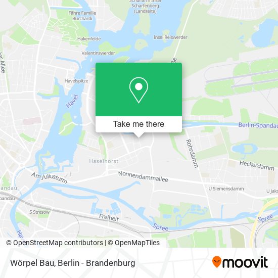 Wörpel Bau map