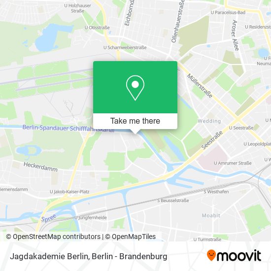 Карта Jagdakademie Berlin