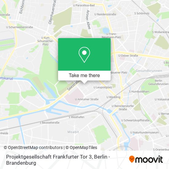 Карта Projektgesellschaft Frankfurter Tor 3