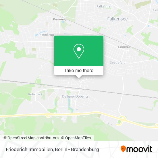 Friederich Immobilien map