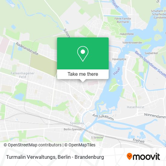 Turmalin Verwaltungs map