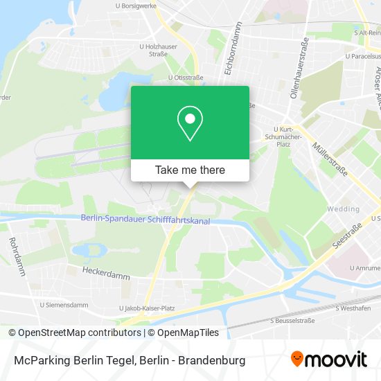 McParking Berlin Tegel map