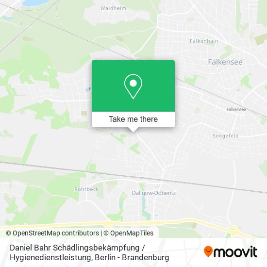 Daniel Bahr Schädlingsbekämpfung / Hygienedienstleistung map