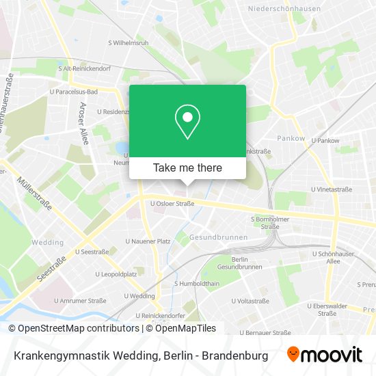 Krankengymnastik Wedding map