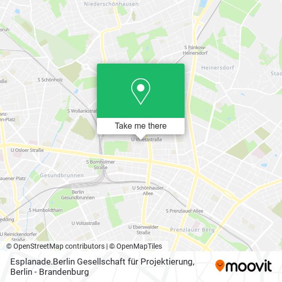 Esplanade.Berlin Gesellschaft für Projektierung map